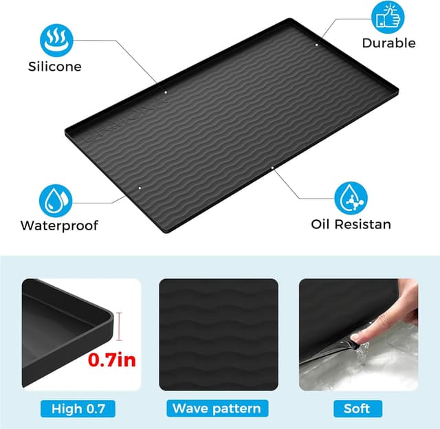 Detalle 2 de URMONA 31 x 22 waterproof under sink mat