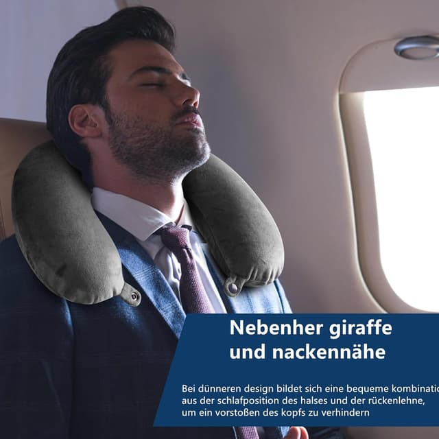 Thumbnail 5 de kierain Nackenkissen Reisekissen aus Memory Foam