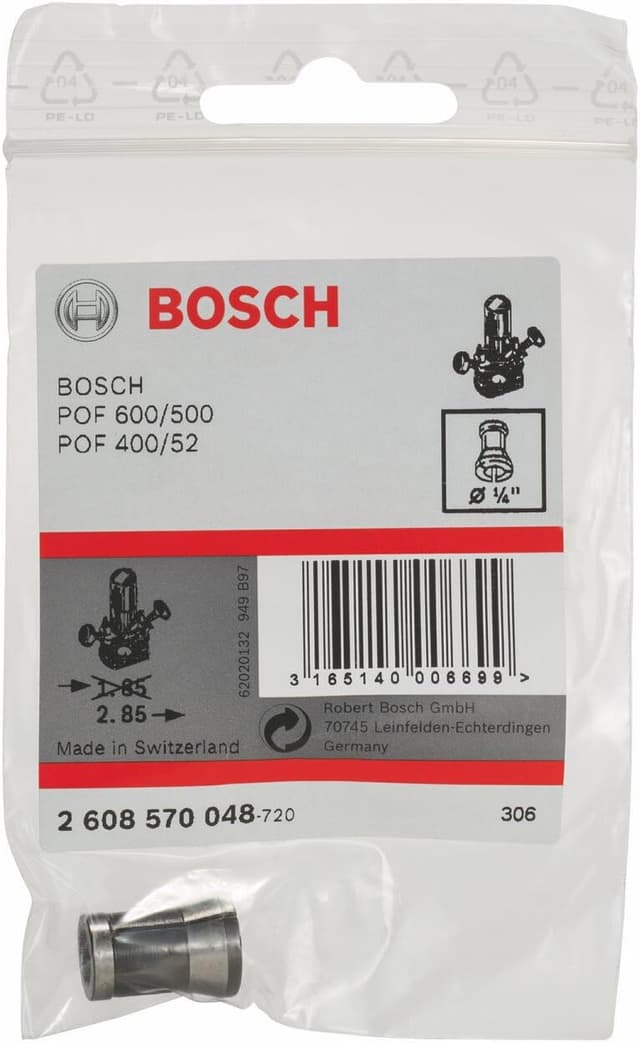Detalle 2 de Bosch Accessories 2608570048 Embout de serrage sans écrou 0,6 cm