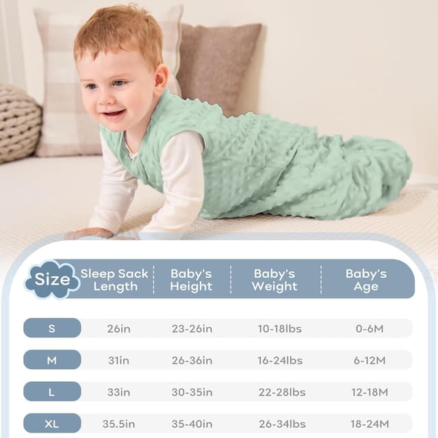 Detalle de Yoofoss Baby Sleeping Bag 1.5 Tog 2 Pack