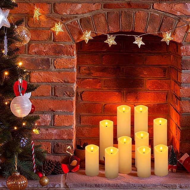 Detalle 1 de LIVEN flameless candles 24 pack with remote