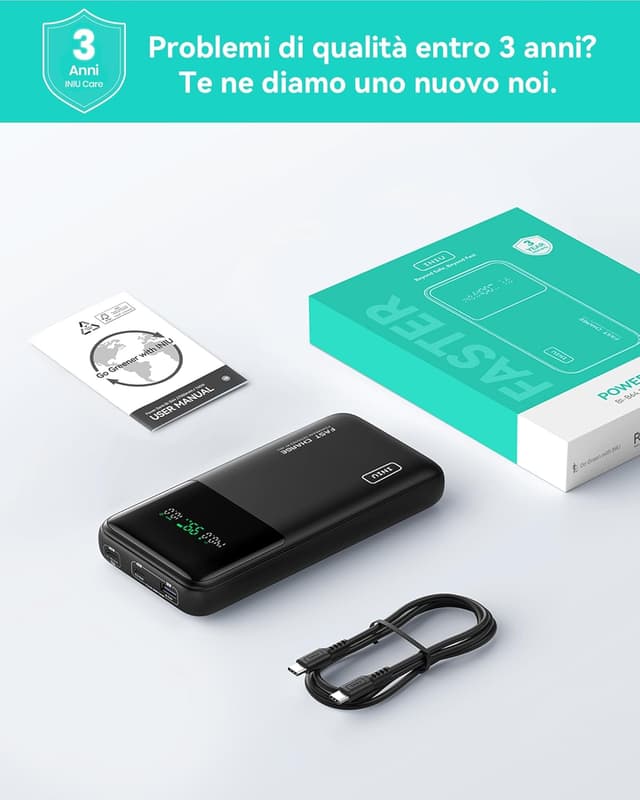 Thumbnail 5 de INIU Power Bank 27000mAh caricatore portatile 🔌