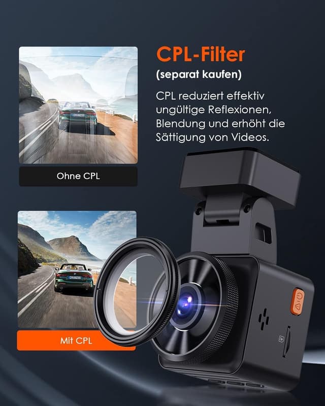 Thumbnail 6 de VANTRUE E1 Lite Dash Cam 1080P
