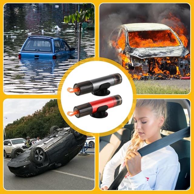 Thumbnail 6 de Gurtschneider Notfallhammer 2er-Set