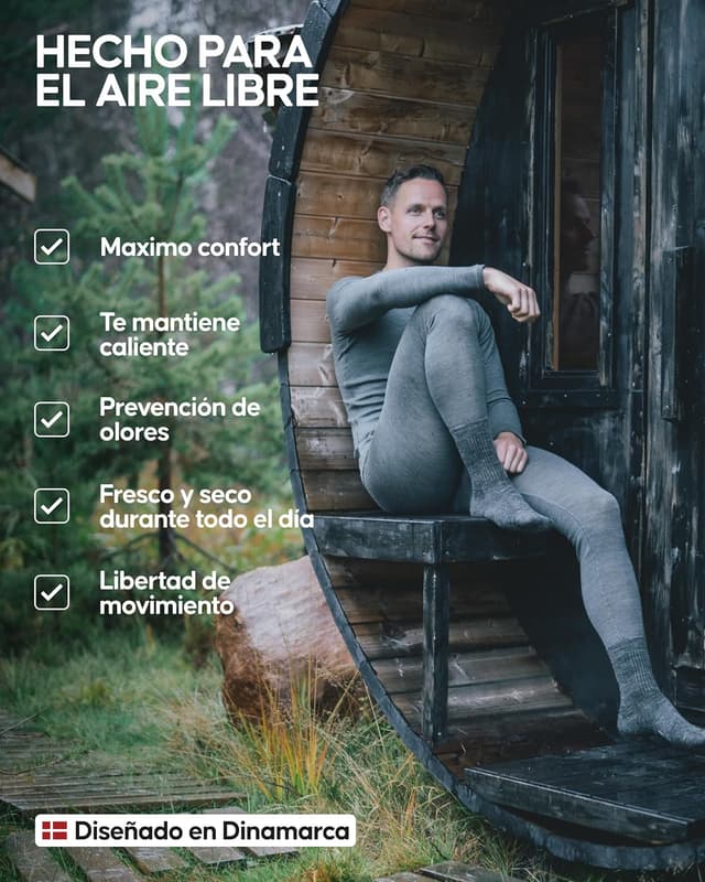 Thumbnail 3 de DANISH ENDURANCE Mallas Merino Hombre