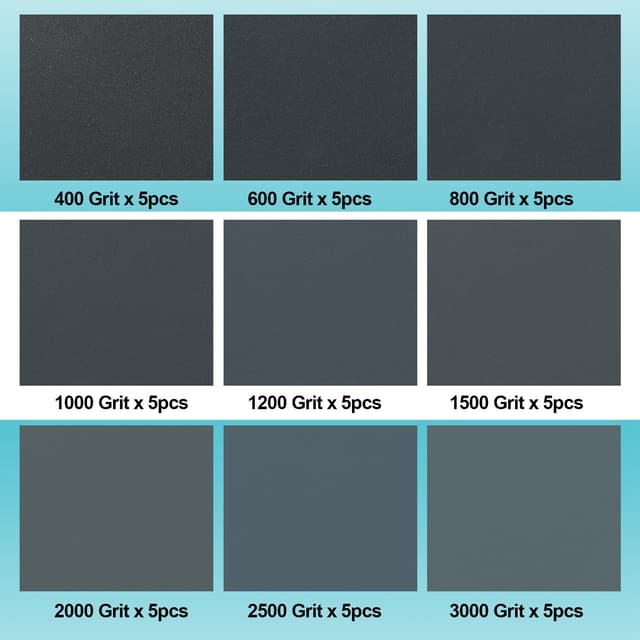 Thumbnail 4 de Schleifpapier Set Nass Trocken 72 Blätter