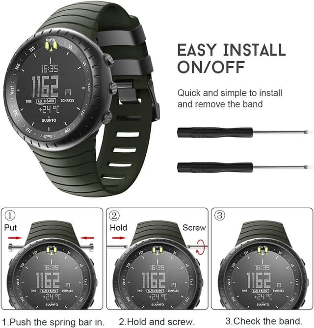 Detalle de ANBEST cinturino sportivo TPU per Suunto Core
