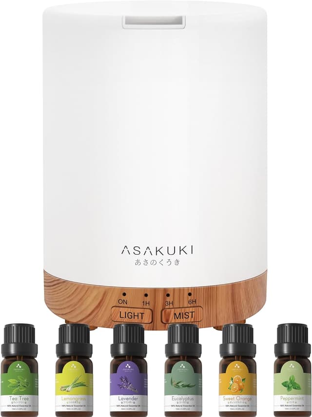 Imagen de ASAKUKI 300ML Aroma Diffuser 🏠 en OfertitasTOP