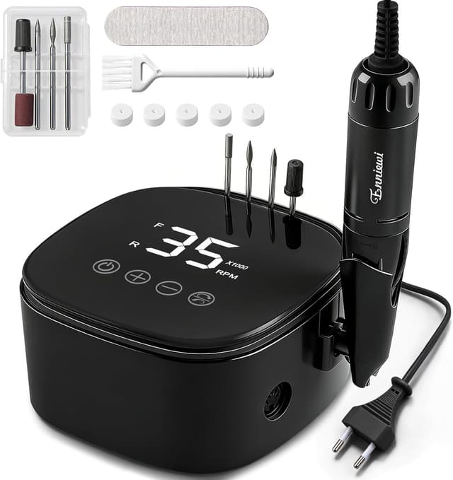 Imagen de Enniewi Fresa per unghie professionale 35.000 RPM con display LED e controllo touch en OfertitasTOP