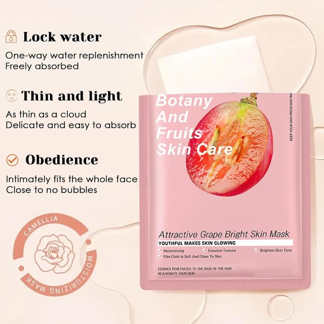 Detalle 2 de CharmChic 12 masques visage hydratants