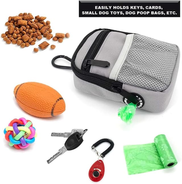 Detalle 2 de COOWONE Dog Treat Pouch 900D Oxford Cloth Small