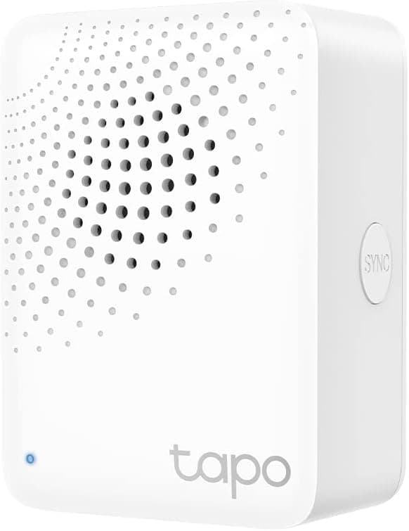 Detalle de Tapo Smart Hub mit Klingelton Tapo H100: verbindet bis zu 64 Sensoren & Schalter (nicht kompatibel mit Kasa KE100)