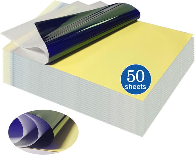 Detalle de PIXESTT 50 Blätter Tattoo Papier 🖨