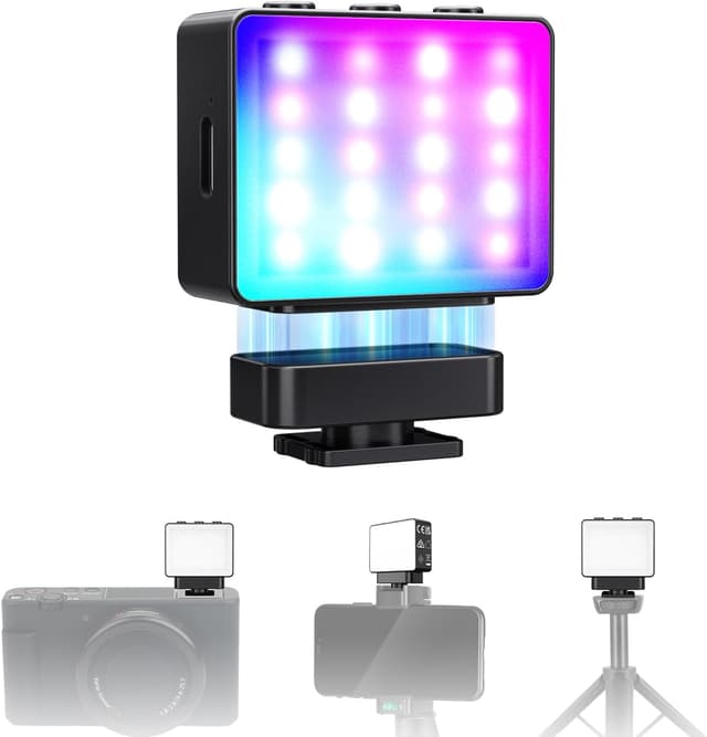 Detalle de NEEWER Basics Magnetisches RGB Licht 1,5 W