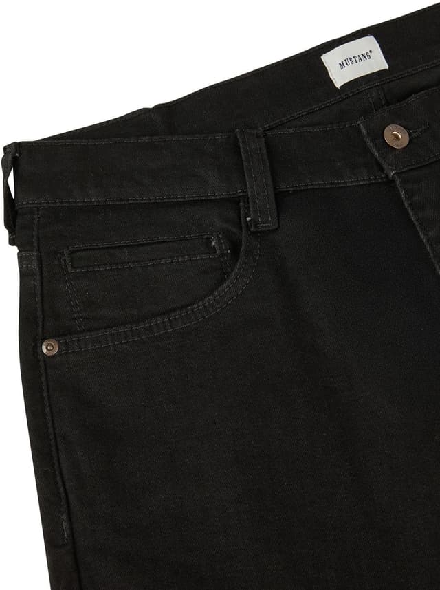 Detalle de MUSTANG Stretch-Jeans Herren Oregon Bootcut in Schwarz oder Blau (Gr. 30–44)