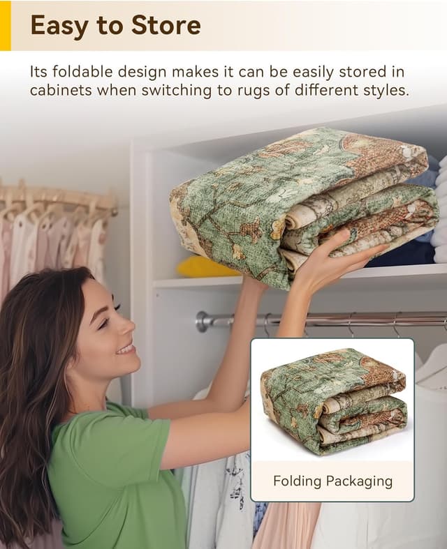 Thumbnail 6 de RELEANY Area Rug 8x10 Washable Non-Slip 📐