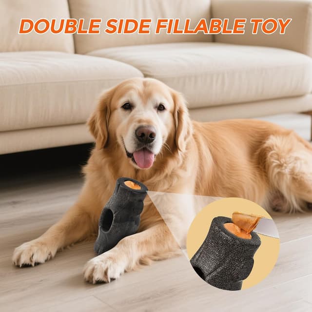 Detalle de AUSCAT Indestructible Dog Treat Toy for Aggressive Chewers