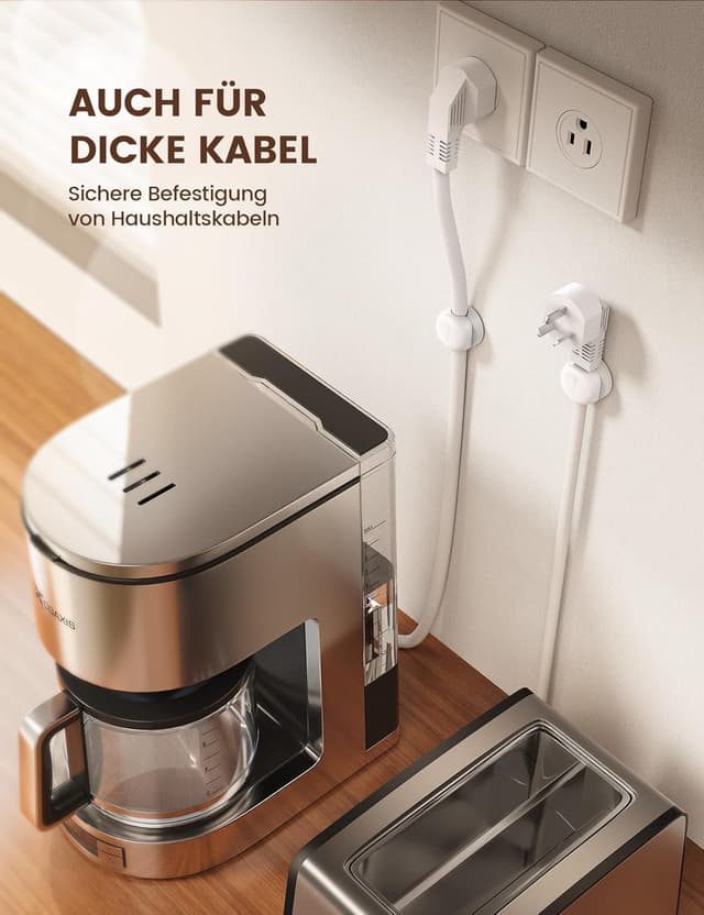 Thumbnail 4 de Lamicall 6 Stück Kabelhalter Kabelclips 🔌