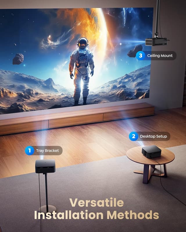 Thumbnail 6 de WiMiUS K13 projector 1500 ANSI for home cinema