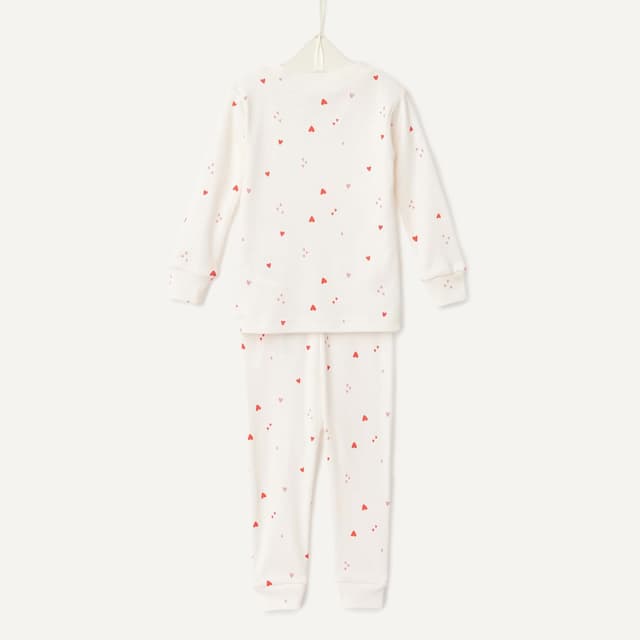 Detalle de Amazon Essentials x Sofia Grainge Damen Langärmeliges Henley-Pyjama-Set – enganliegender Micro-Rippstrick