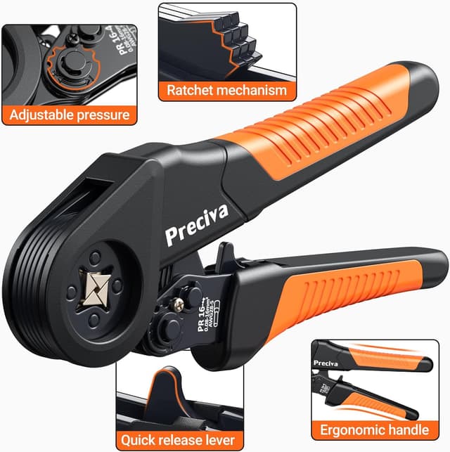 Thumbnail 3 de Preciva PR16-4 pince à sertir 0,08–16 mm² 🛠