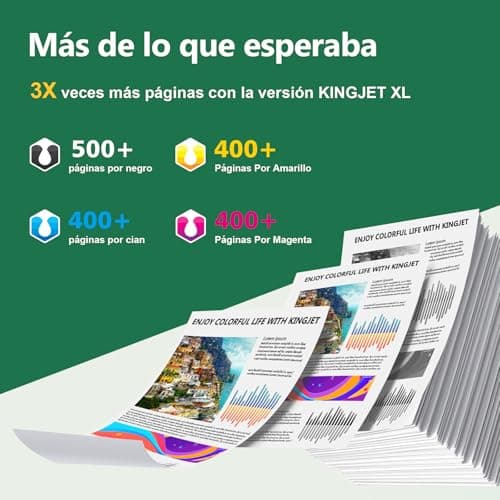 Thumbnail 3 de KINGJET 924 Cartuchos Compatibles para HP OfficeJet Pro 🖨