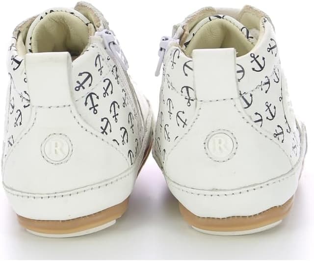 Detalle de Robeez MIGO – Chausson bébé garçon en cuir, fermeture éclair