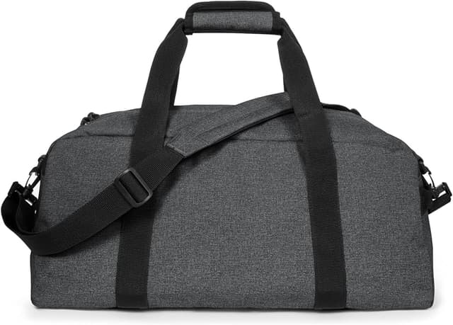 Detalle de Eastpak Stand+ Bolsa de Viaje 34L, Gris Denim