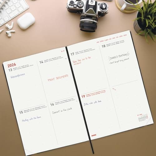 Thumbnail 3 de Finocam Agenda Dotted 16 meses 2025–2026 Negro