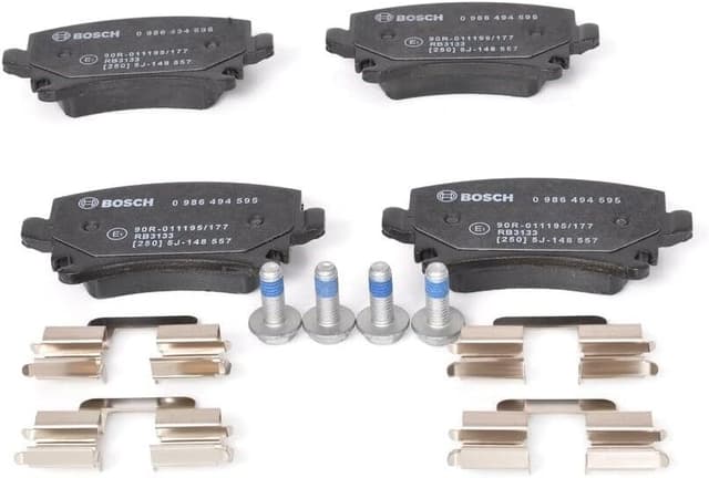 Detalle de Jeu de plaquettes de frein Bosch pour freins à disque (référence OE 1K0698451…)