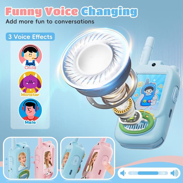 Thumbnail 4 de Kids Walkie Talkies 2-Pack 1000FT Range