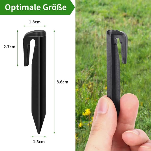 Detalle 2 de HAUSPROFI 400er-Set Erdnägel für 0,1 bis 4 mm