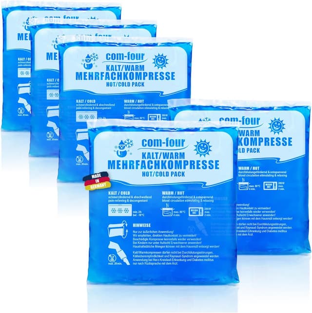 Imagen de com-four® 5x Compresa Multiuso 13 x 14,5 cm en OfertitasTOP