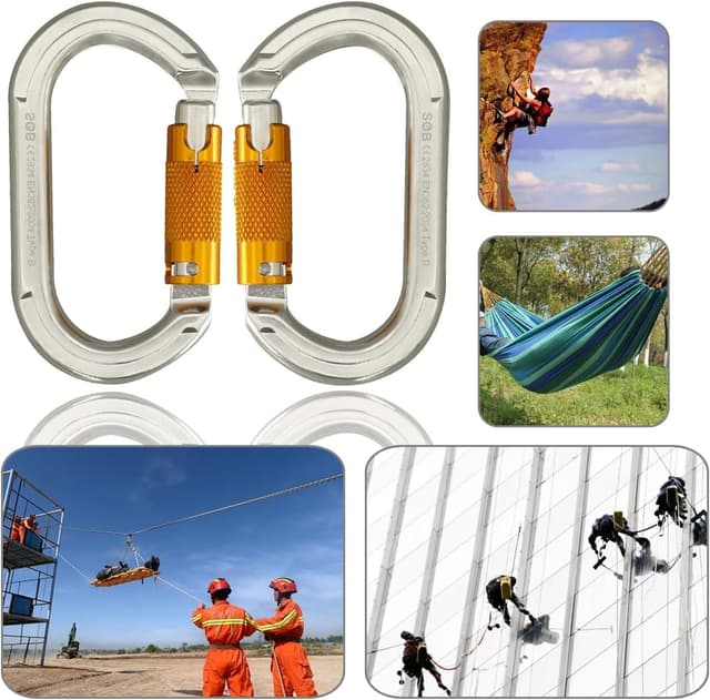 Thumbnail 5 de SOB Moschettone arrampicata con porta a vite 2 pezzi 🧗