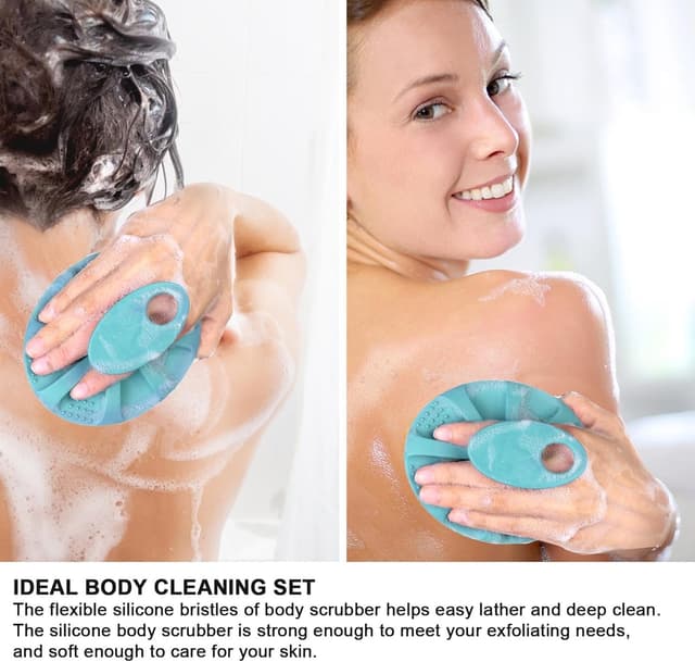 Thumbnail 2 de INNERNEED Soft Silicone Body Cleansing Brush Dark Green