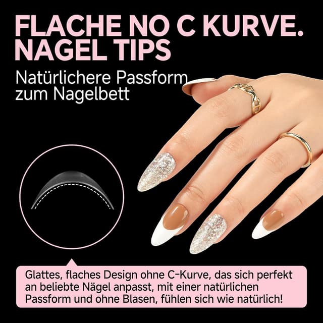 Thumbnail 5 de UNA GELLA Tips für Gelnägel 216er Set 💅