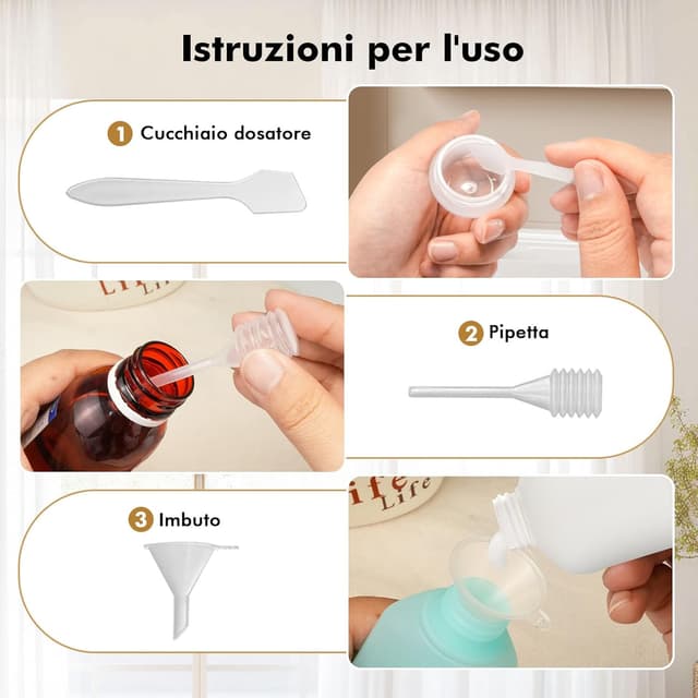 Thumbnail 4 de Bottiglie da viaggio 11 pezzi set contenitori