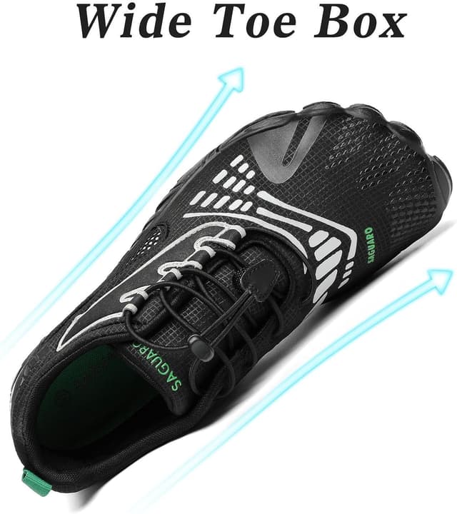 Detalle 2 de SAGUARO Scarpe Barefoot Minimaliste unisex outdoor e indoor, punta larga e suola zero drop