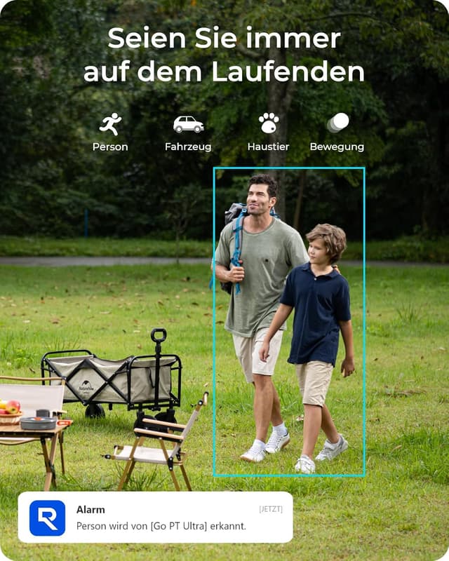 Detalle 2 de Reolink 4K 4G LTE Außenkamera 355° PTZ Solar