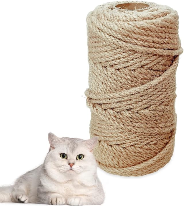 Imagen de Corda sisal 6mm 50m per tiragraffi 🐾 en OfertitasTOP