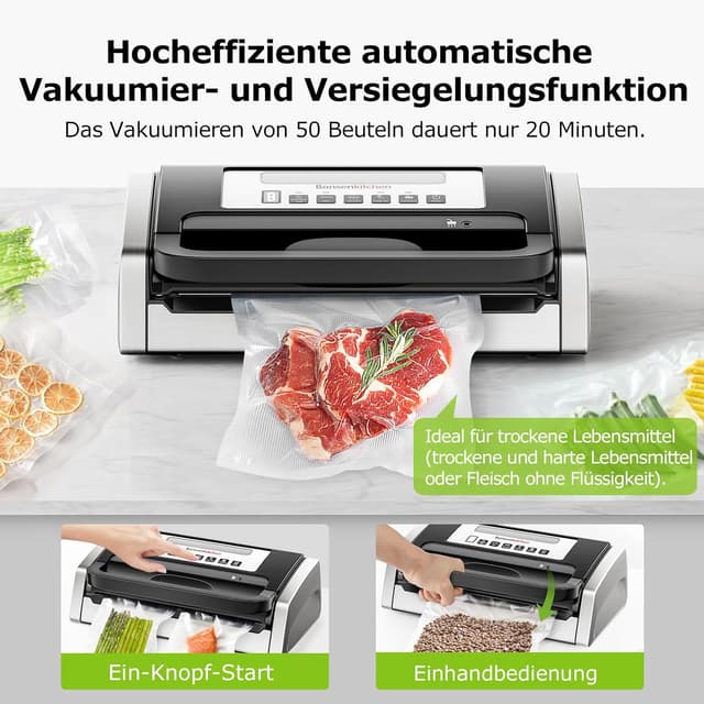 Thumbnail 2 de Bonsenkitchen Vakuumiergerät 15 L/min 🥫