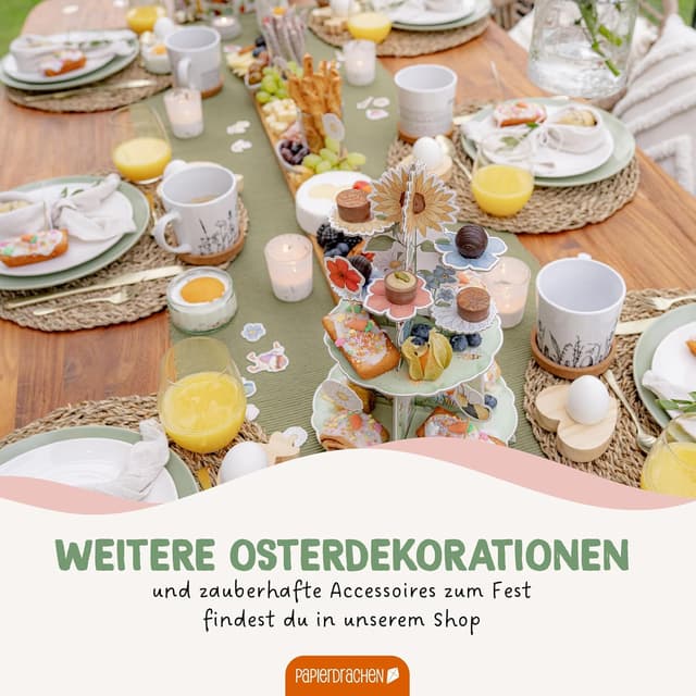 Thumbnail 6 de Papierdrachen Papierdrachen Oster Tüten Set 6