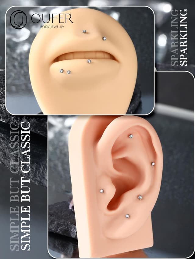 Thumbnail 6 de OUFER Body Piercing Labret 18G 5mm 💎