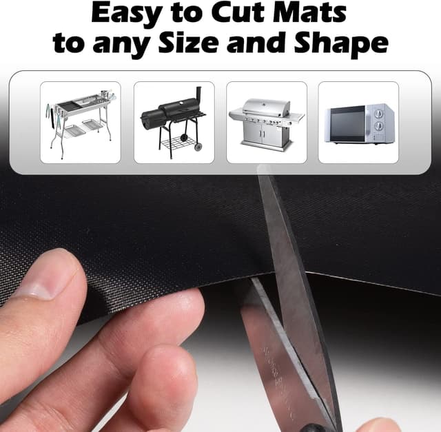 Thumbnail 4 de Tappetini barbecue 40 x 33 cm riutilizzabili 5 pezzi