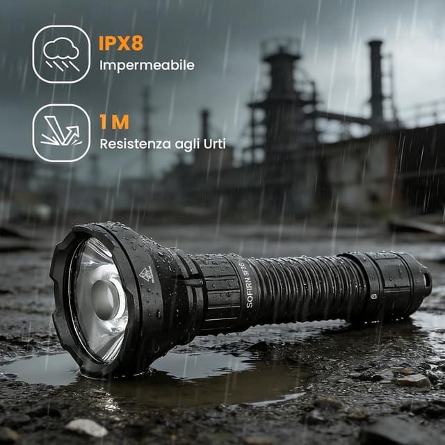 Thumbnail 4 de Sofirn SF26 Torcia Tattica 2000 lm