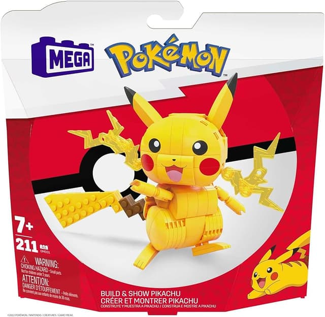 Thumbnail 5 de Mattel GMD31 Mega Construx Pikachu, figura mediana 🎲