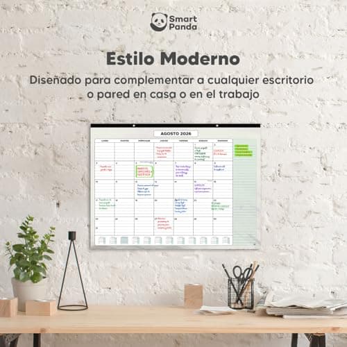 Thumbnail 4 de Smart Panda Calendario de Pared 33x43 cm 📅