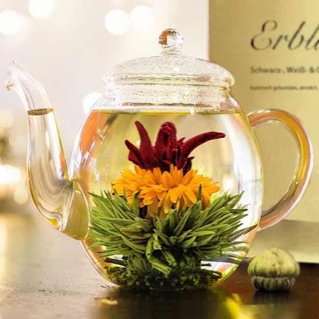 Detalle 2 de Creano ErblühTee Set de Flores de Té en 6 Variedades