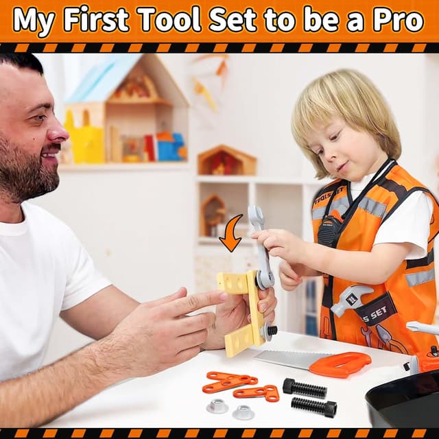 Thumbnail 3 de KidBloom Kids Tool Set with Drill for 3–4 Years