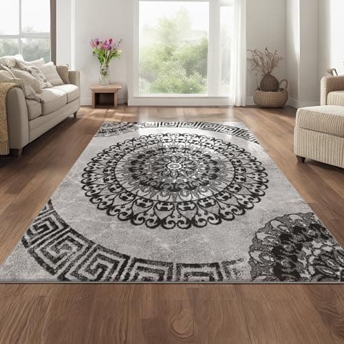 Imagen de Paco Home Tapis Salon 80x150 cm gris ⚙ en OfertitasTOP